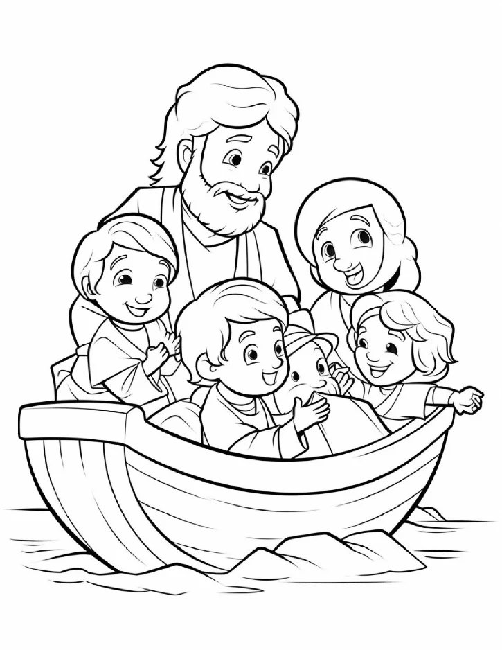 Desenhos bíblicos para colorir 368