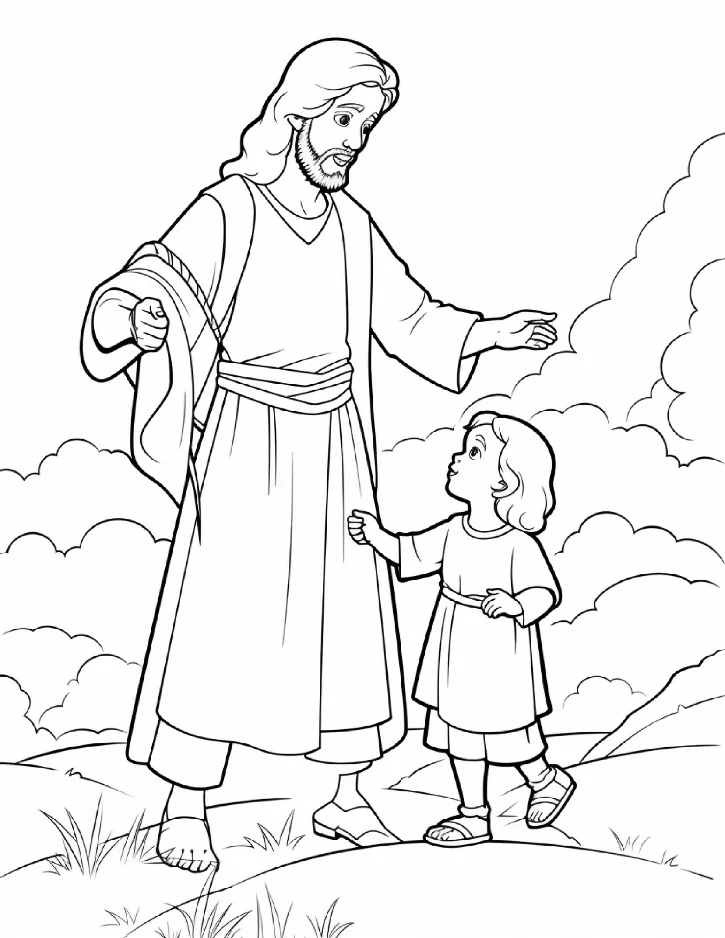 Desenhos bíblicos para colorir 369