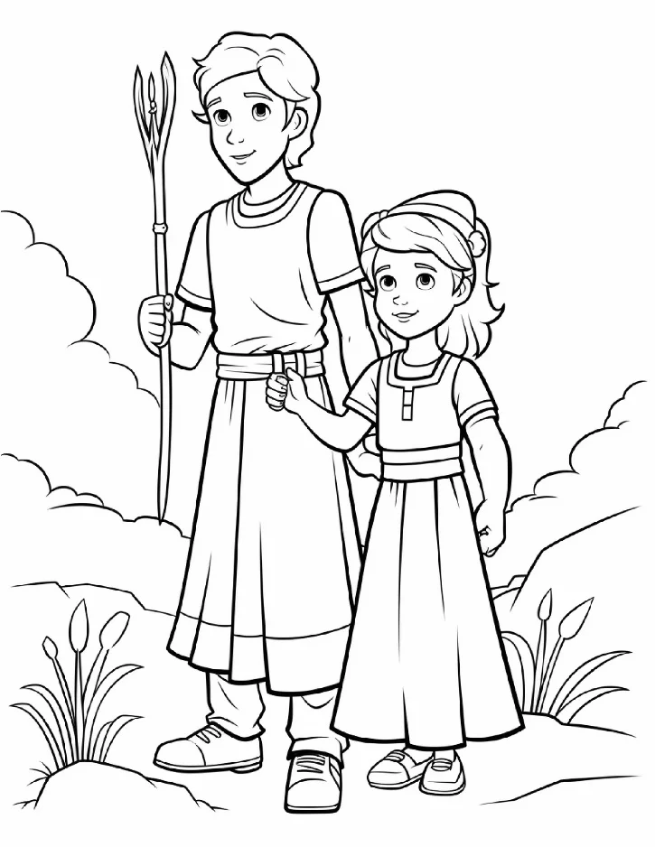 Desenhos bíblicos para colorir 374