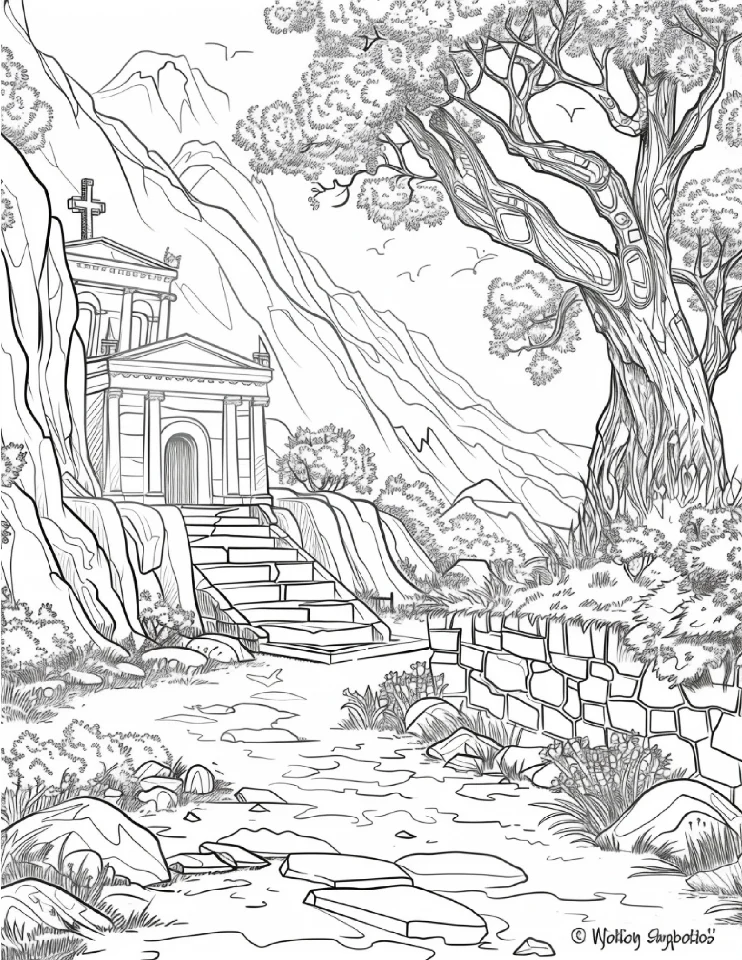 Desenhos Bíblicos para colorir 76