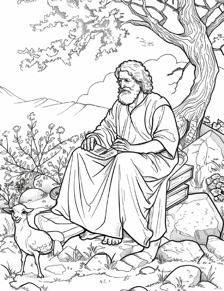 Desenhos Bíblicos para colorir 80