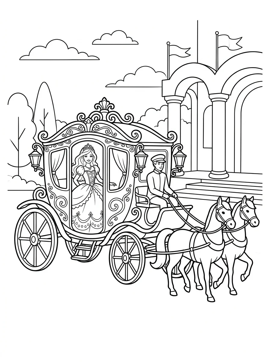 Desenhos da Barbie para colorir 102