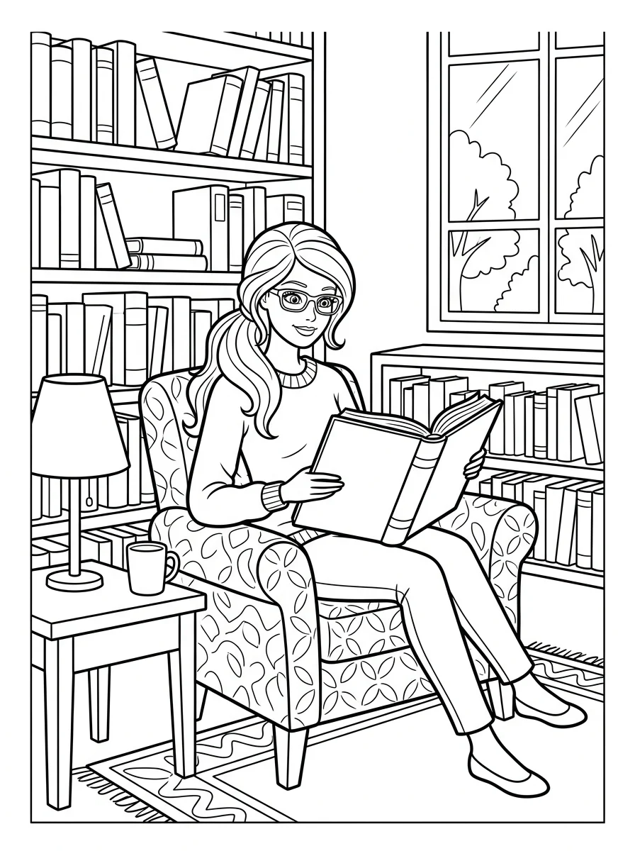 Desenhos da Barbie para colorir 114