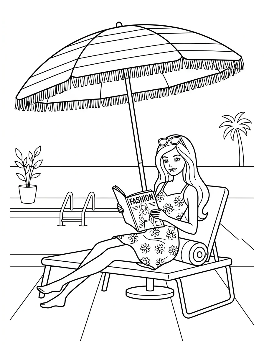 Desenhos da Barbie para colorir 115
