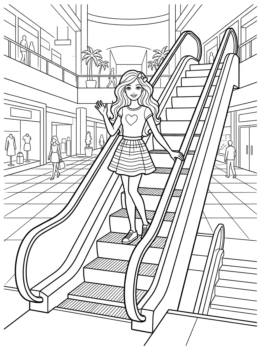Desenhos da Barbie para colorir 116