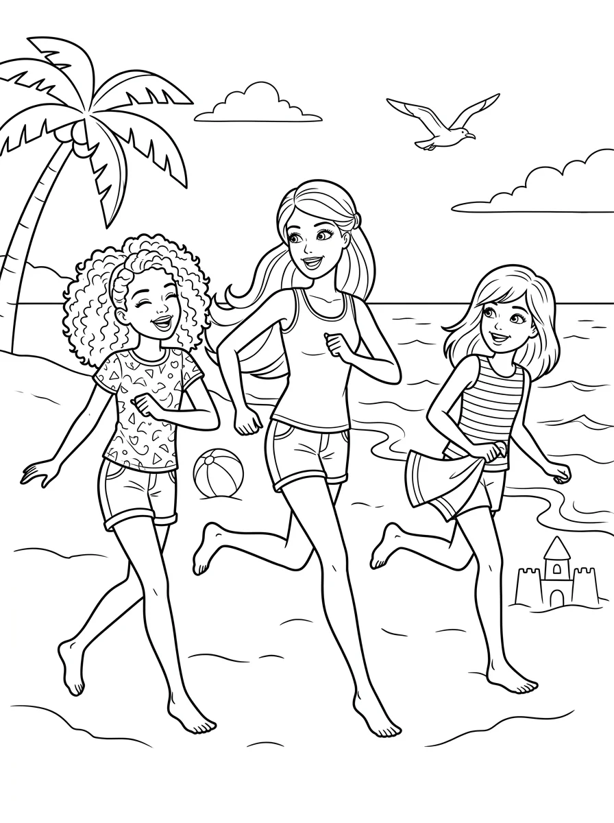 Desenhos da Barbie para colorir 117