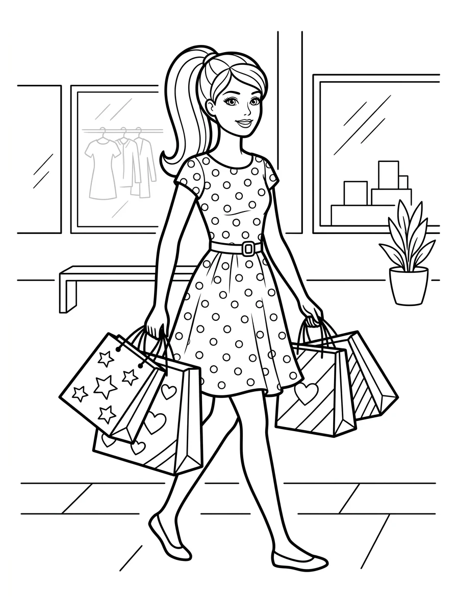Desenhos da Barbie para colorir 119