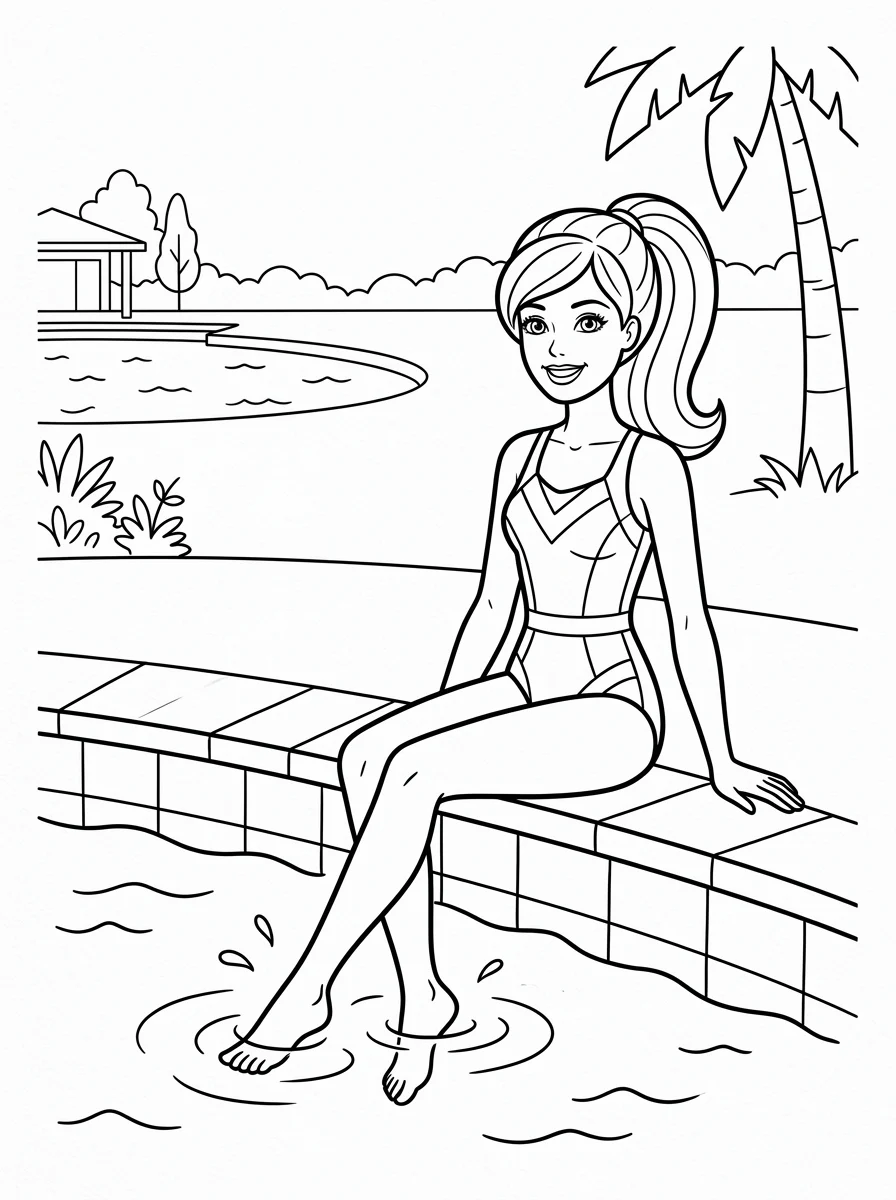Desenhos da Barbie para colorir 120