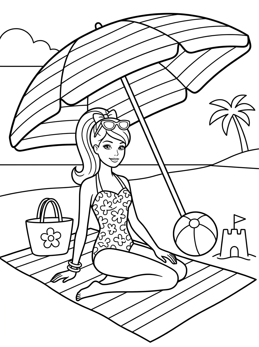 Desenhos da Barbie para colorir 121