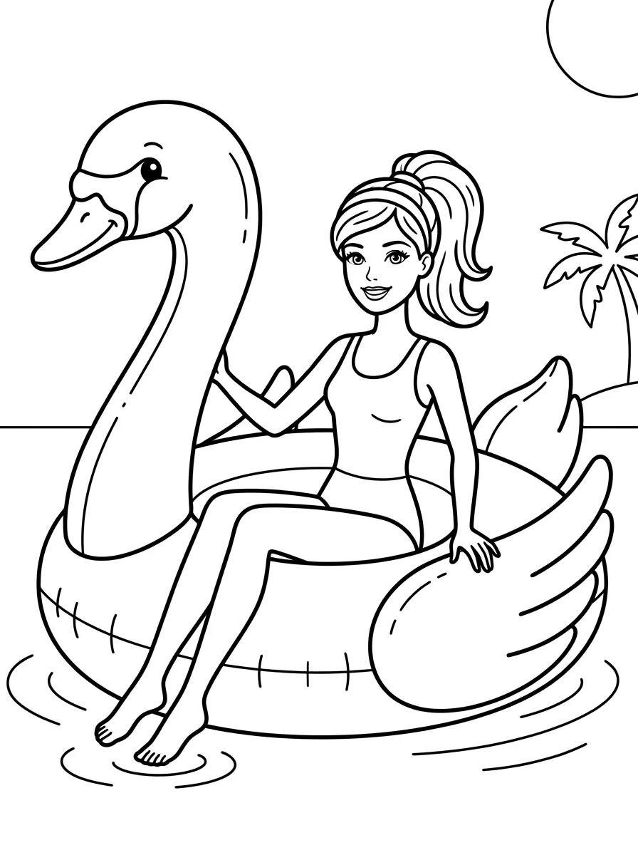 Desenhos da Barbie para colorir 124