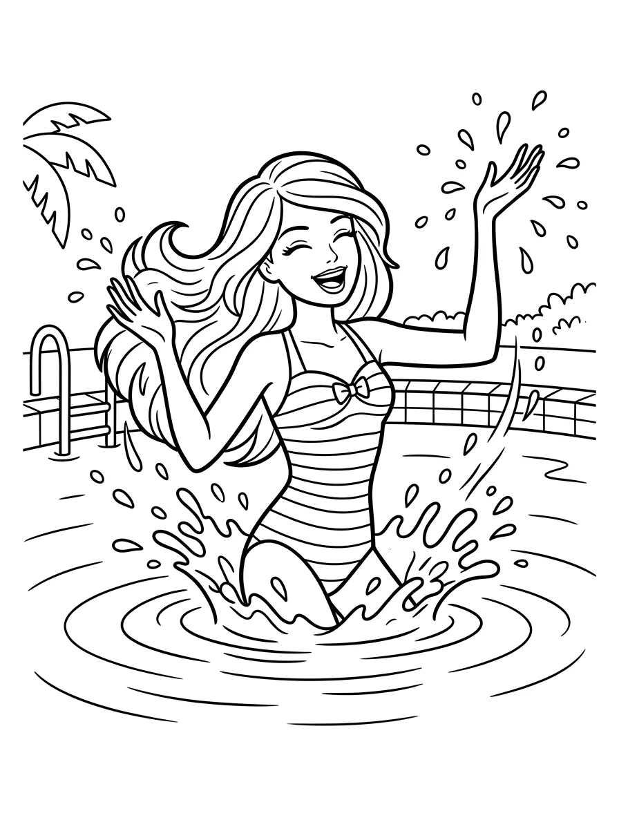 Desenhos da Barbie para colorir 126