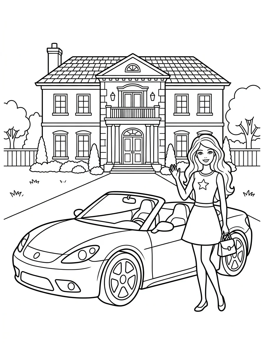 Desenhos da Barbie para colorir 128