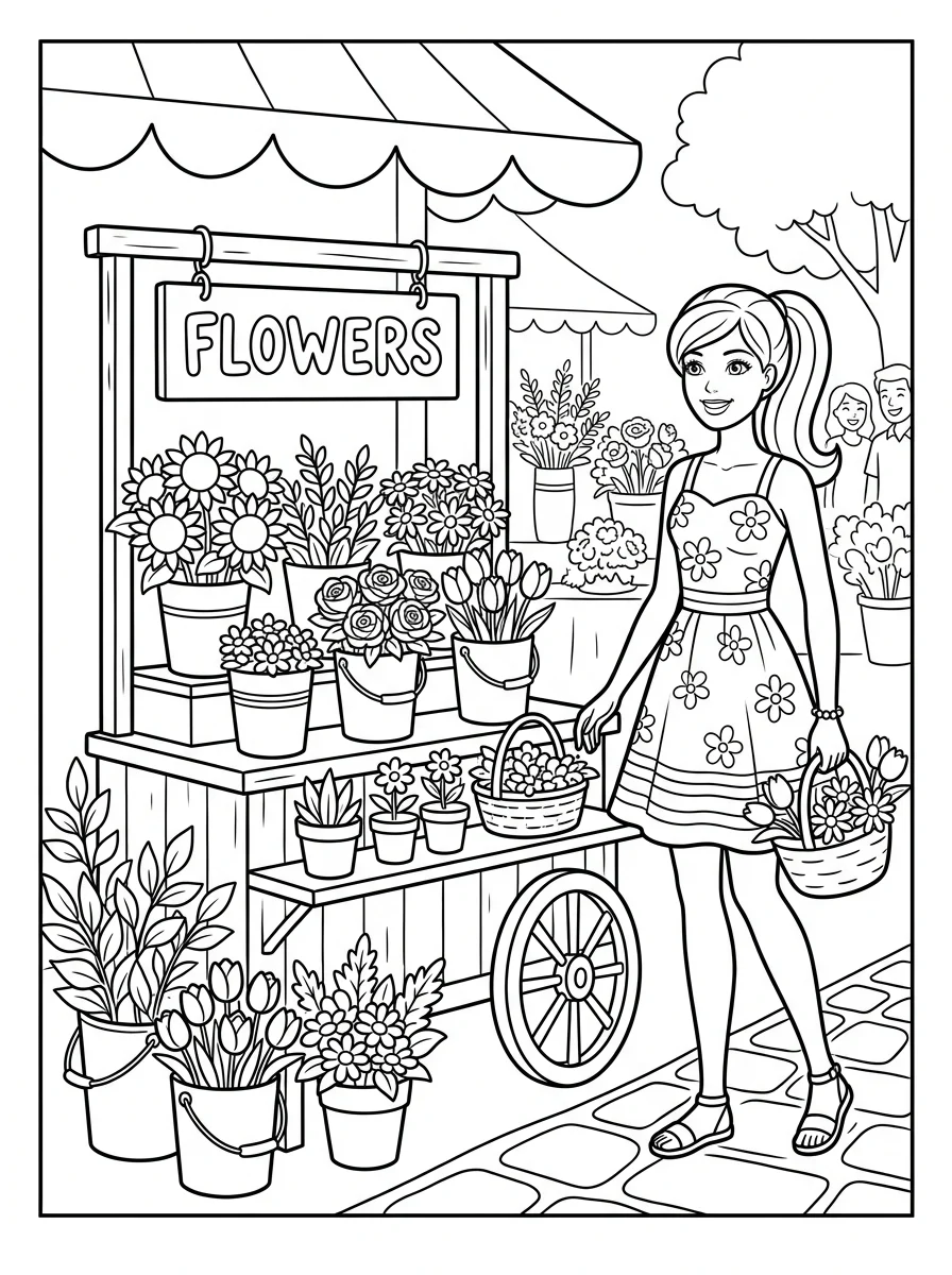 Desenhos da Barbie para colorir 130
