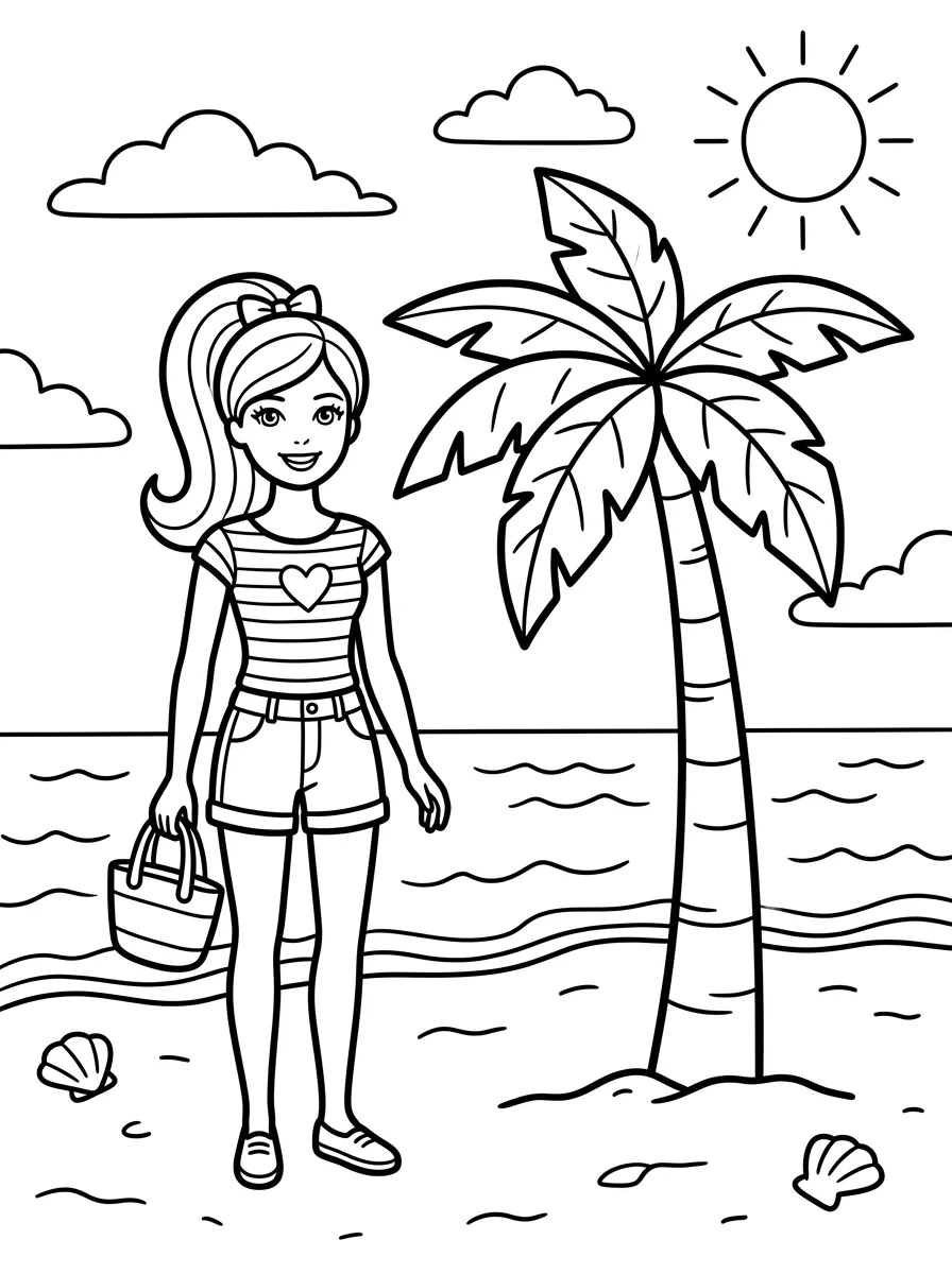 Desenhos da Barbie para colorir 132