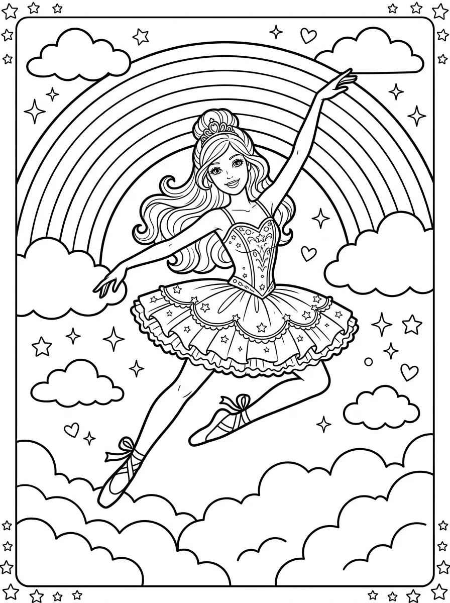 Desenhos da Barbie para colorir 14