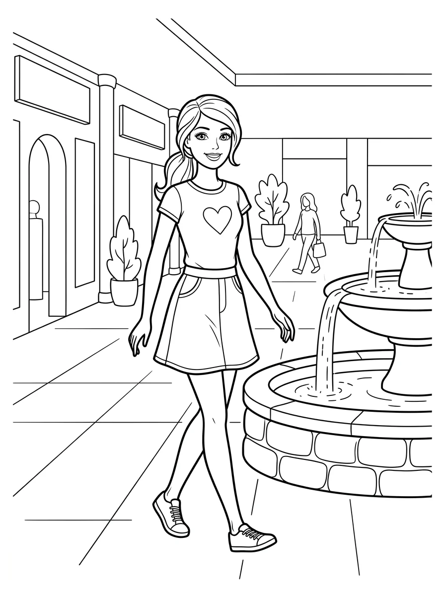 Desenhos da Barbie para colorir 147