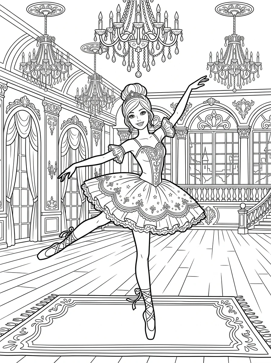Desenhos da Barbie para colorir 15