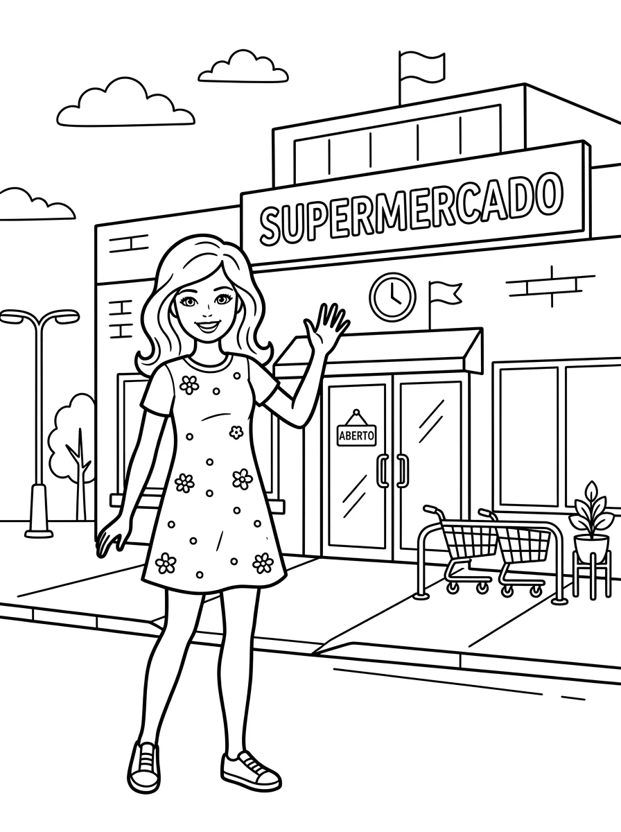 Desenhos da Barbie para colorir 150