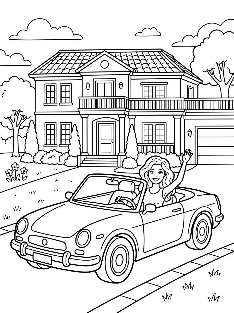 Desenhos da Barbie para colorir 152