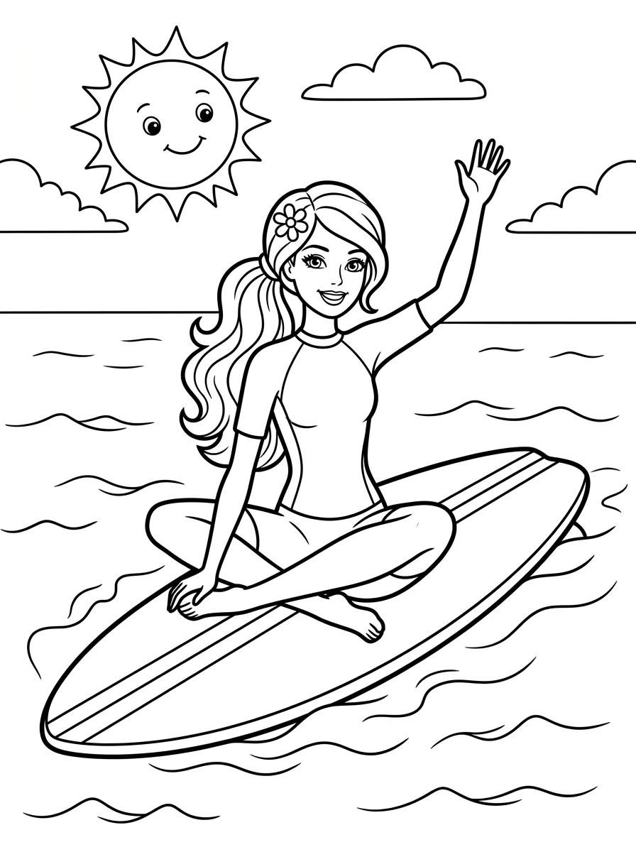 Desenhos da Barbie para colorir 153