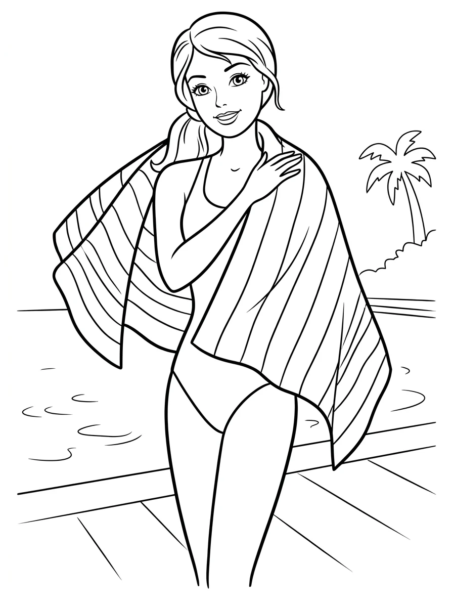 Desenhos da Barbie para colorir 157