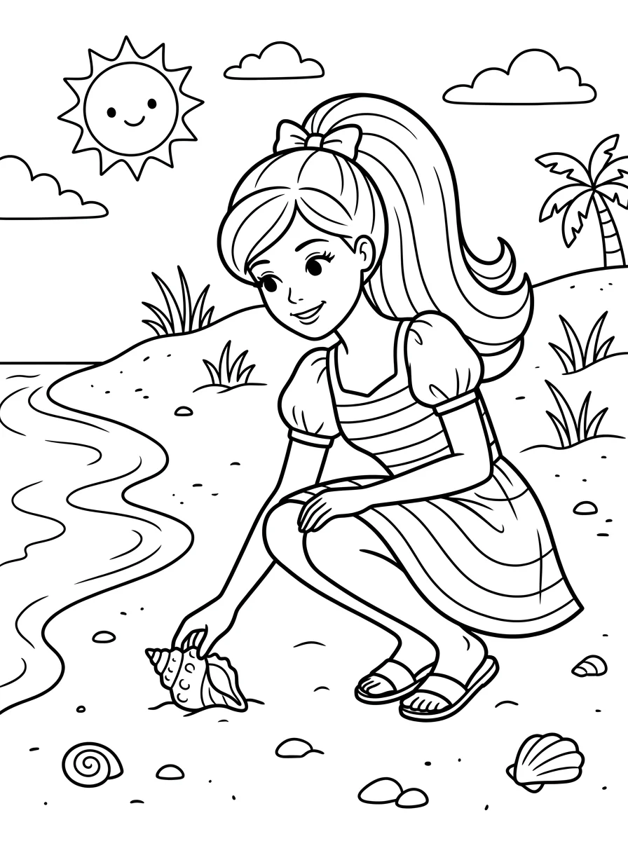 Desenhos da Barbie para colorir 158