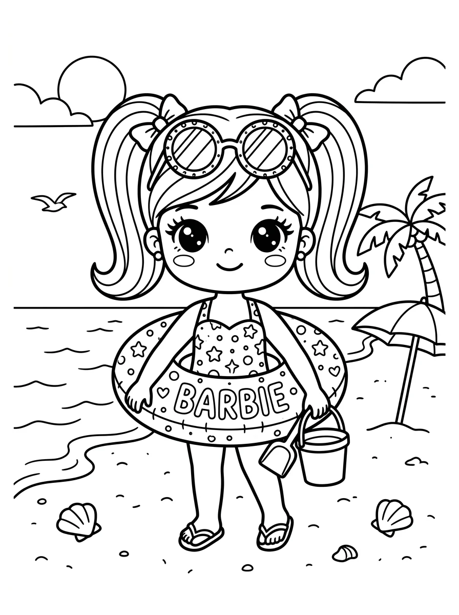 Desenhos da Barbie para colorir 164