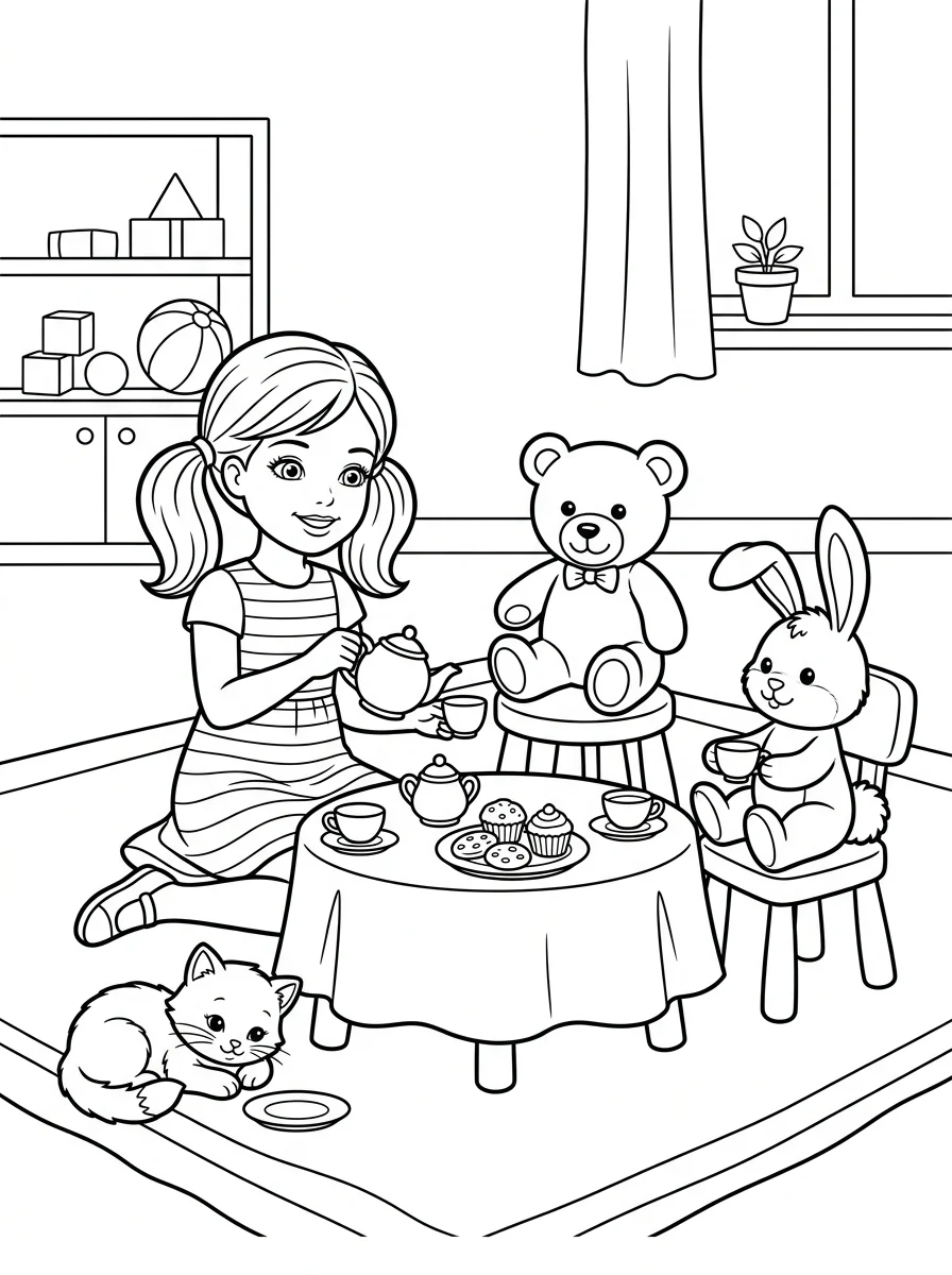Desenhos da Barbie para colorir 166
