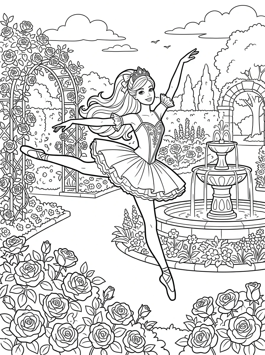 Desenhos da Barbie para colorir 17