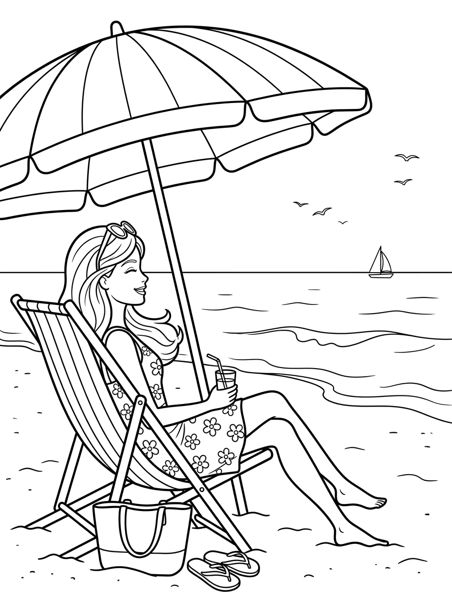Desenhos da Barbie para colorir 171