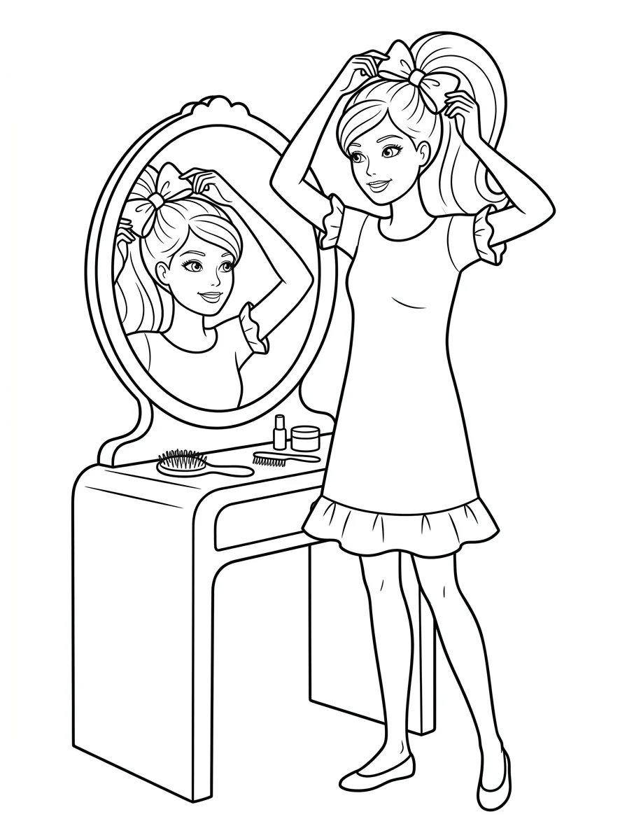 Desenhos da Barbie para colorir 178
