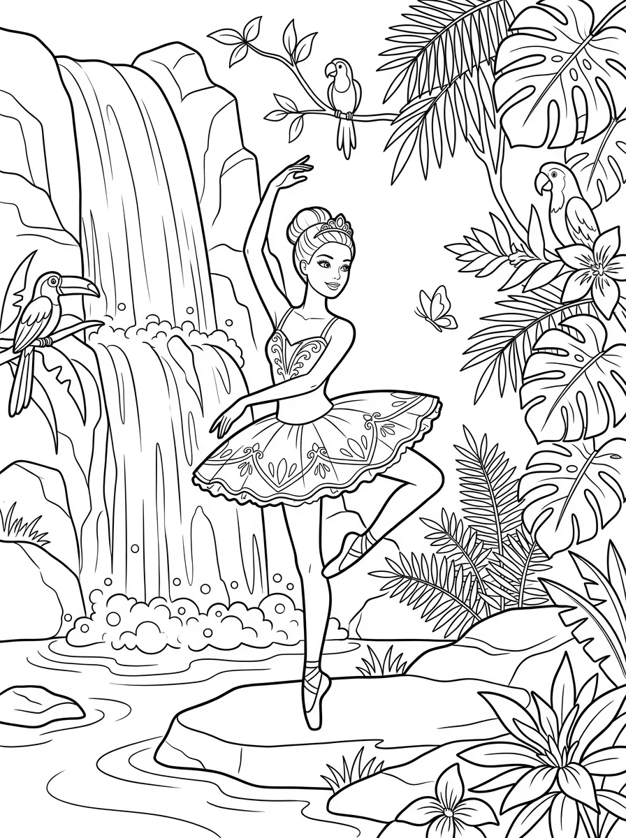 Desenhos da Barbie para colorir 18