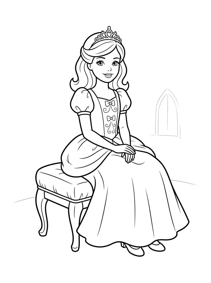 Desenhos da Barbie para colorir 180