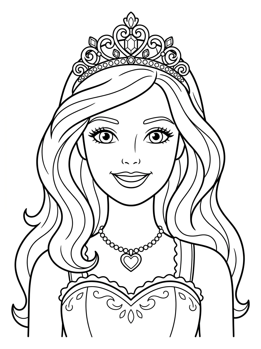 Desenhos da Barbie para colorir 182
