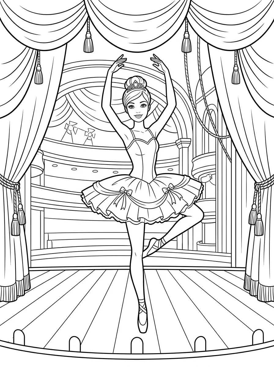 Desenhos da Barbie para colorir 19