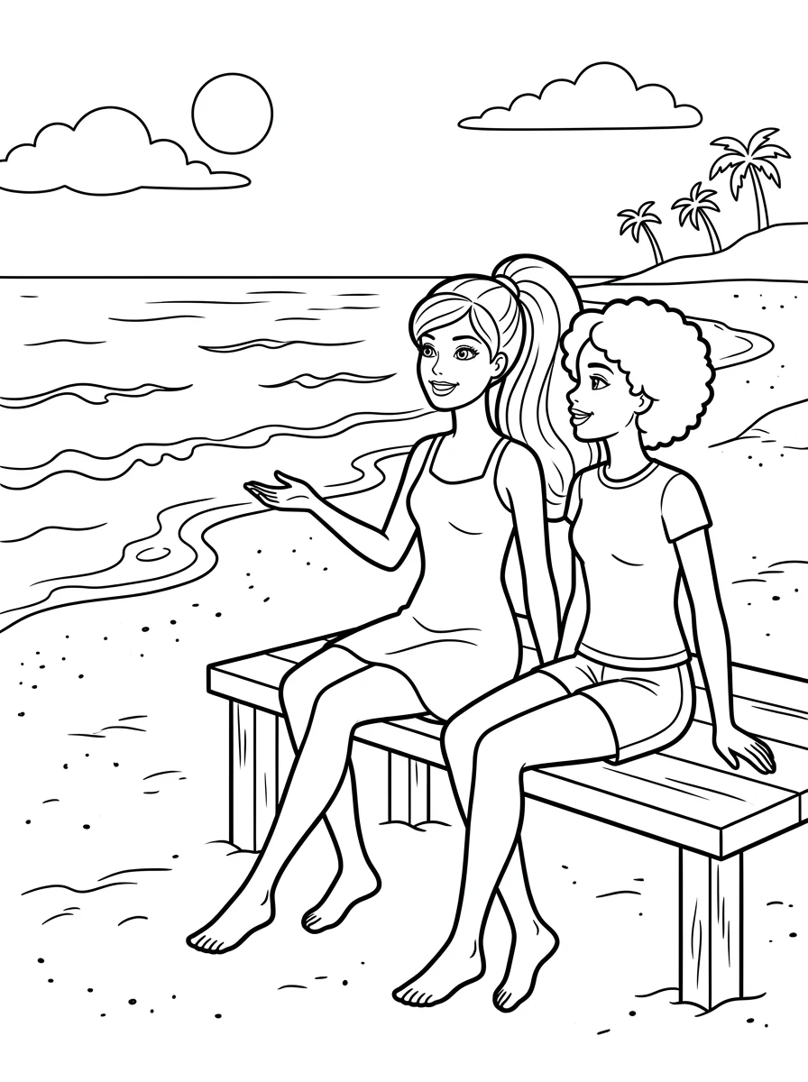 Desenhos da Barbie para colorir 2