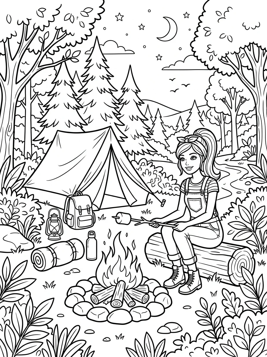 Desenhos da Barbie para colorir 22