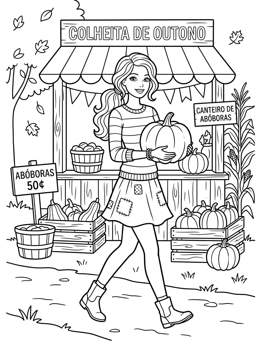 Desenhos da Barbie para colorir 23