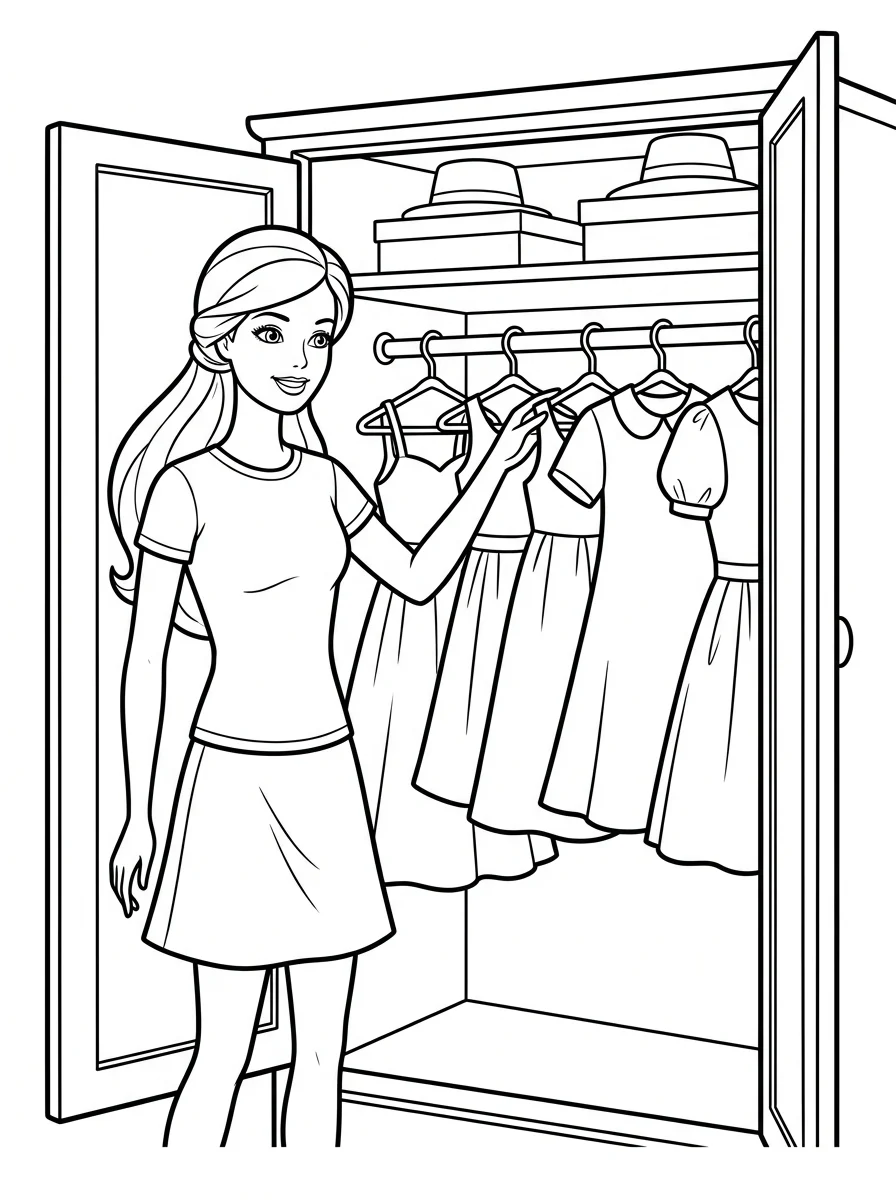 Desenhos da Barbie para colorir 25