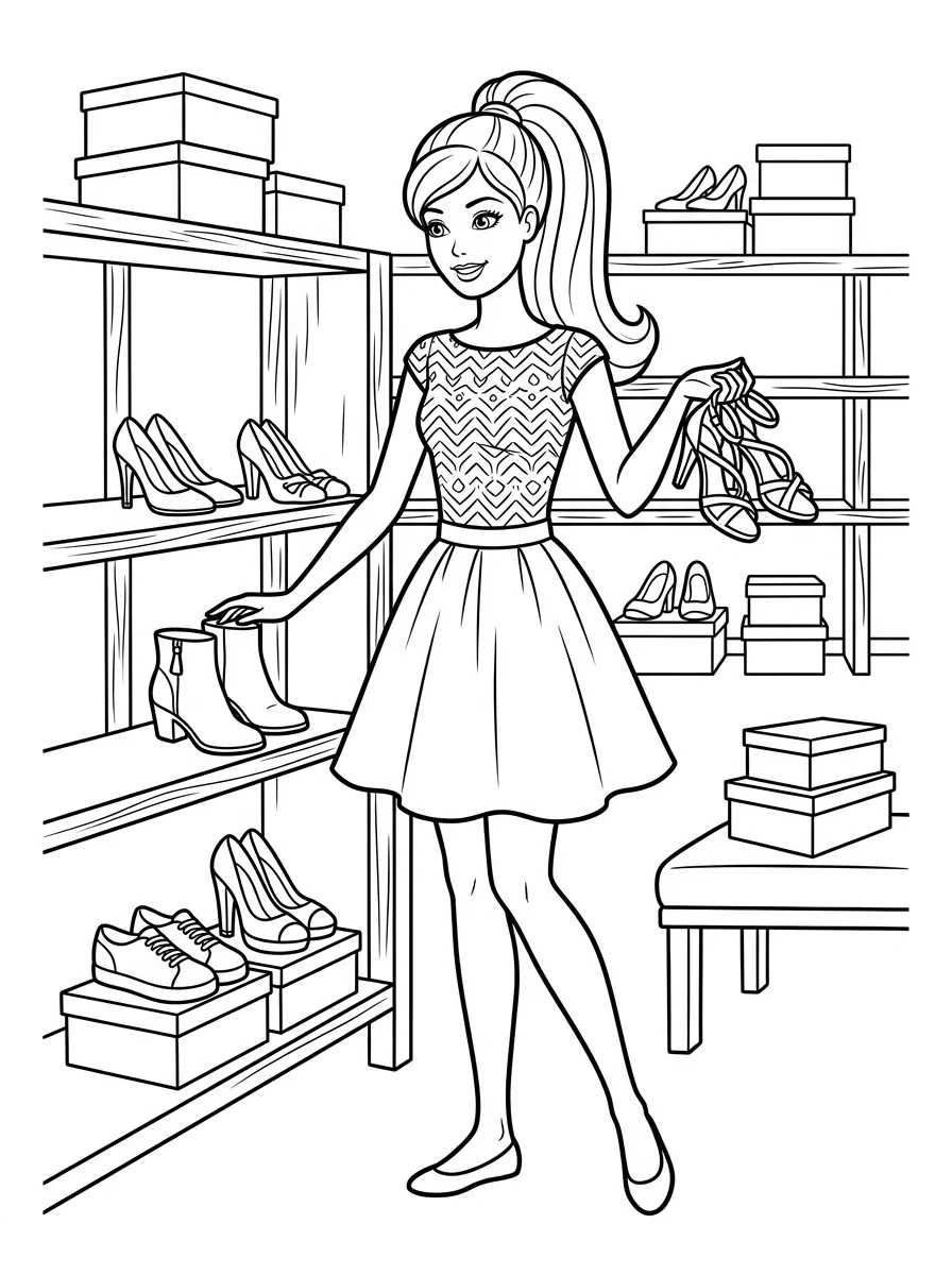 Desenhos da Barbie para colorir 26