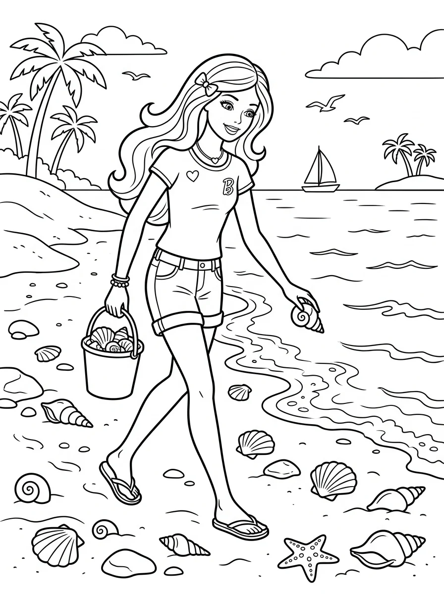 Desenhos da Barbie para colorir 27