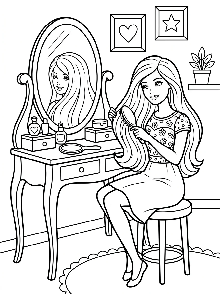Desenhos da Barbie para colorir 29