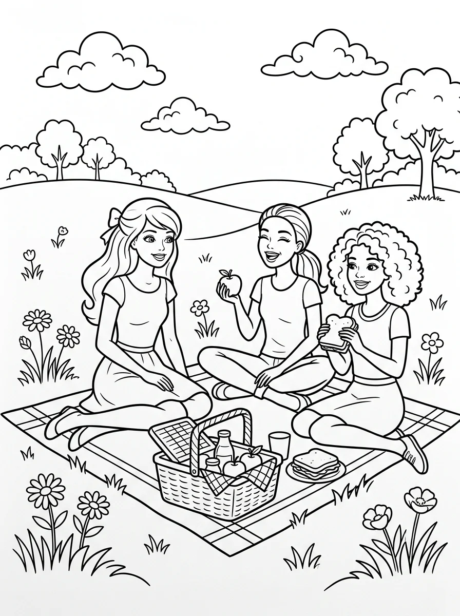 Desenhos da Barbie para colorir 3