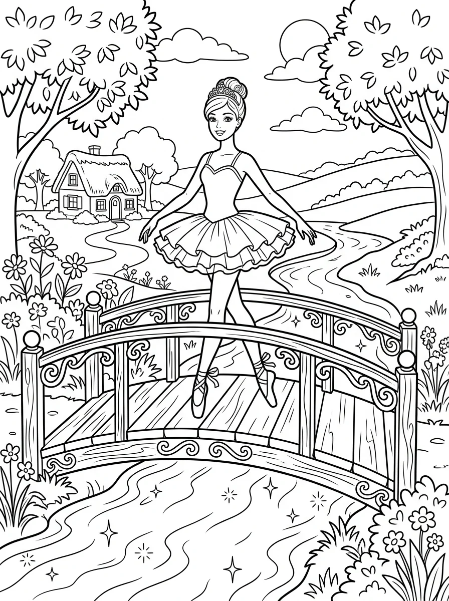 Desenhos da Barbie para colorir 30