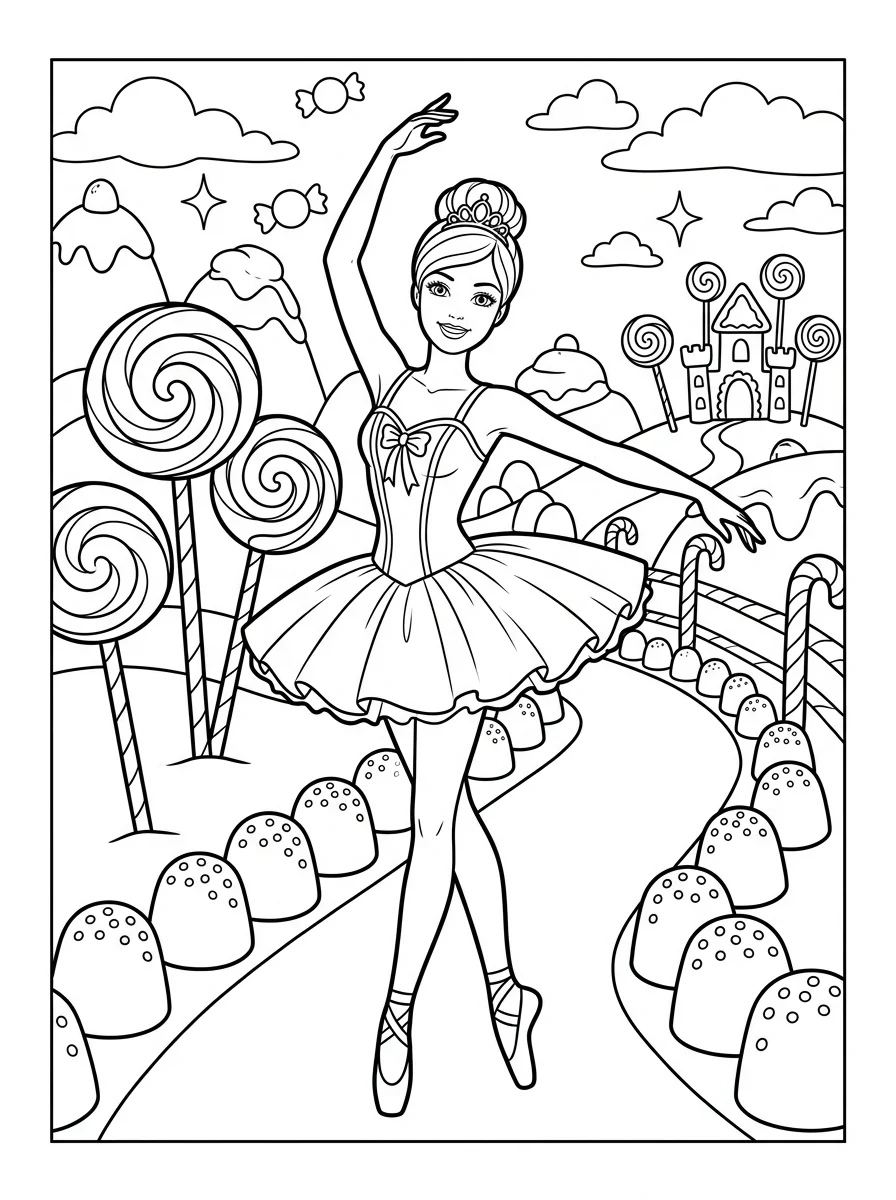 Desenhos da Barbie para colorir 31