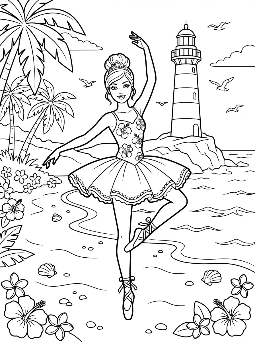 Desenhos da Barbie para colorir 34