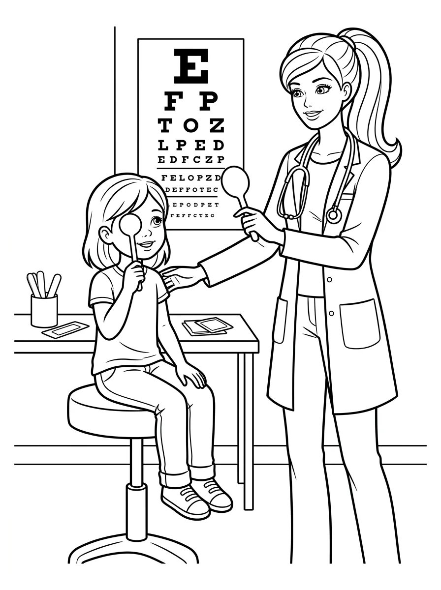 Desenhos da Barbie para colorir 36