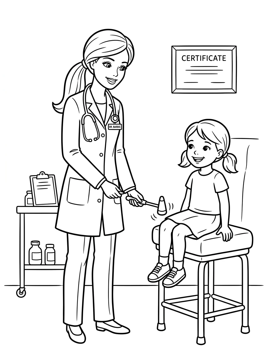Desenhos da Barbie para colorir 47