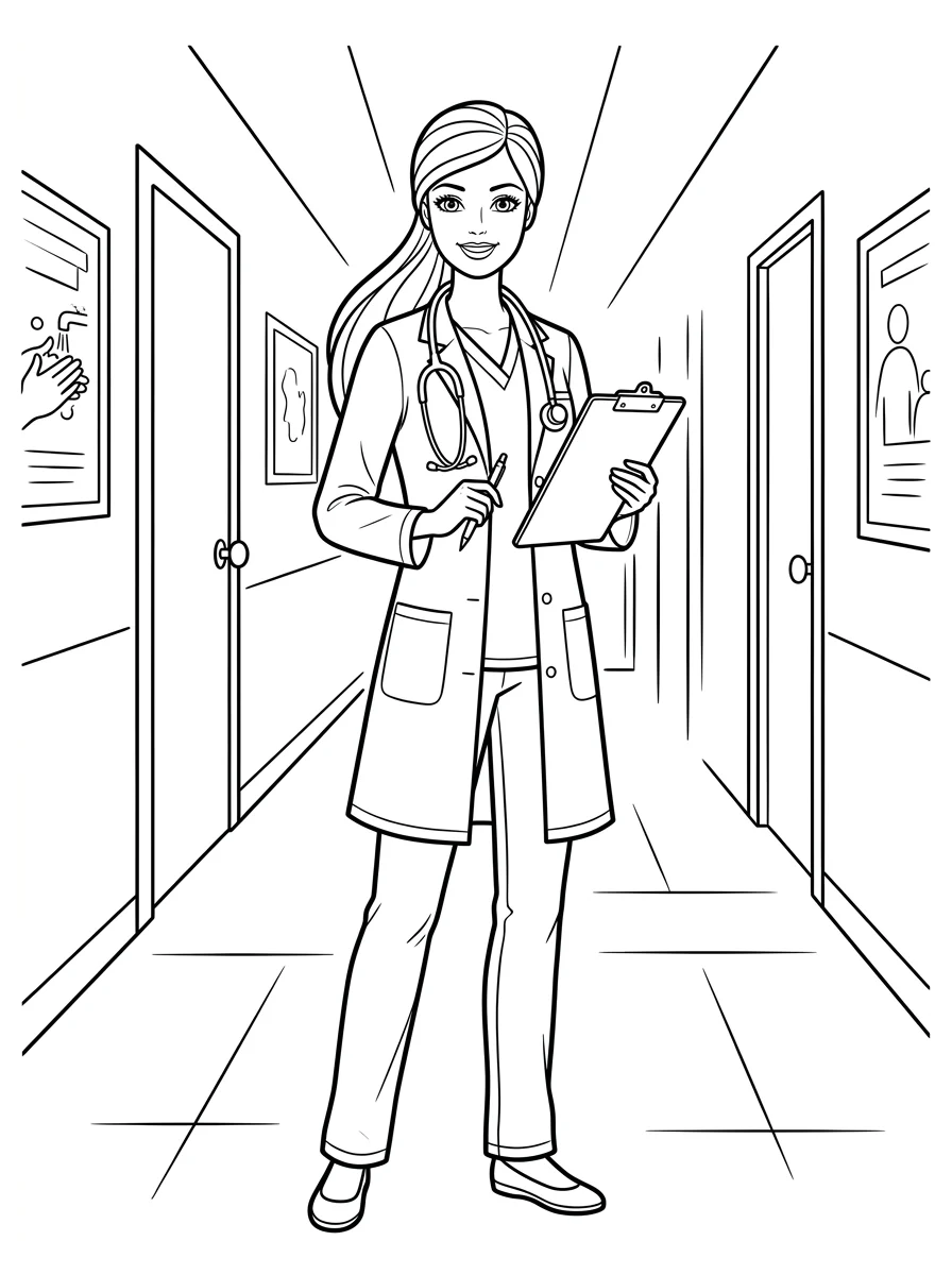 Desenhos da Barbie para colorir 48