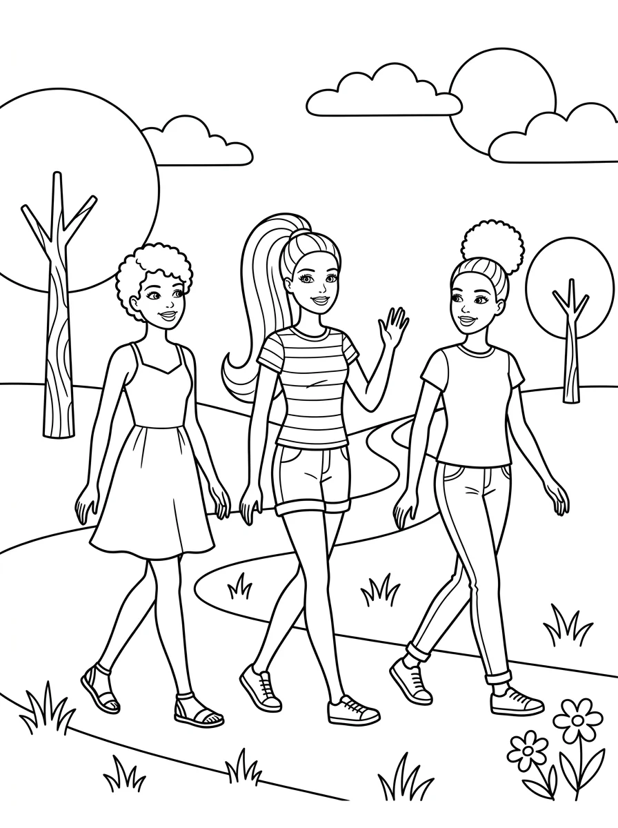 Desenhos da Barbie para colorir 5